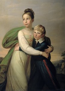 Príncipe Albrecht y Princesa Louise, c.1817